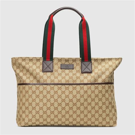 designer baby bags gucci|authentic gucci diaper bag tote.